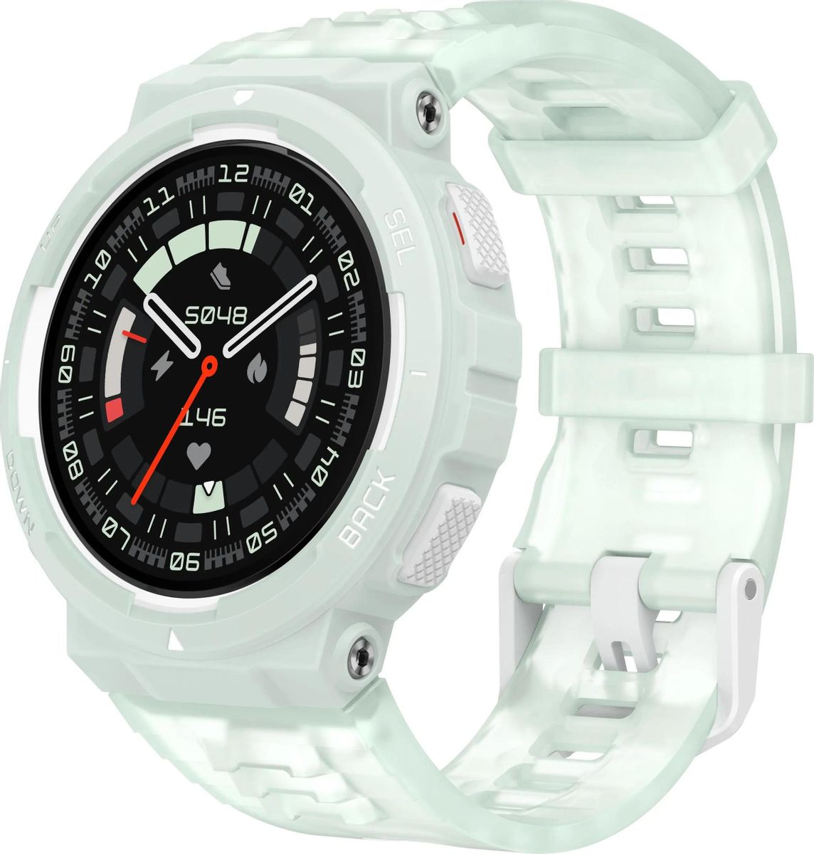 Смарт-часы AMAZFIT Active Edge A2212,  1.32",  зеленый/зеленый [1746472]